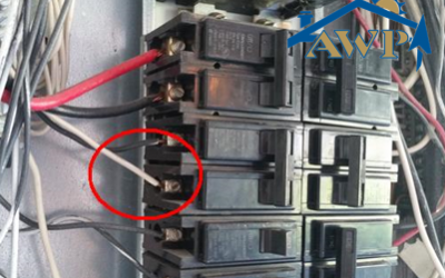 Electrical overcurrent wiring issues in main panel